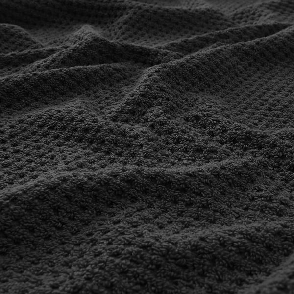 GULVIAL - GULVIAL Bath towel, black, 70x140 cm