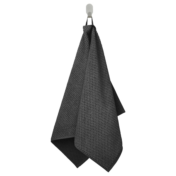 GULVIAL - Hand towel, black, 50x100 cm