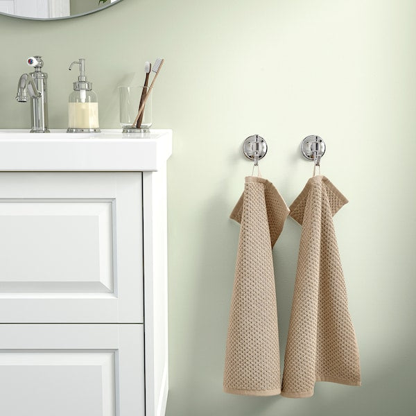 GULVIAL - Guest towel, beige,30x50 cm