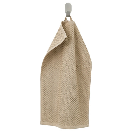 GULVIAL - Guest towel, beige,30x50 cm