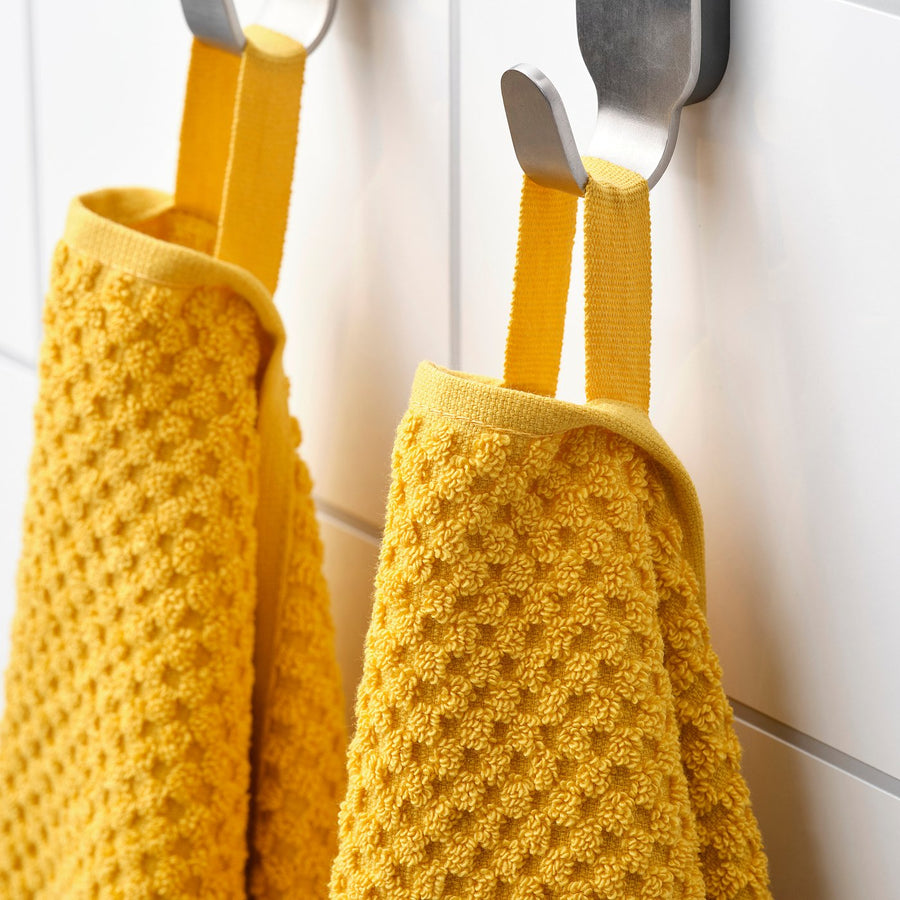 GULVIAL guest towel, yellow, 50x30 cm