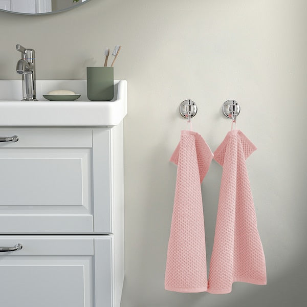 GULVIAL - Guest towel, pale pink,30x50 cm