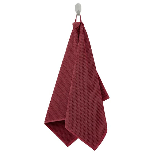 GULVIAL towel, deep red, 50x100 cm