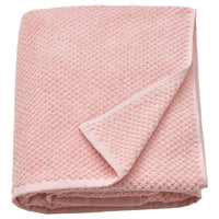GULVIAL bath sheet, pale pink, 100x150 cm