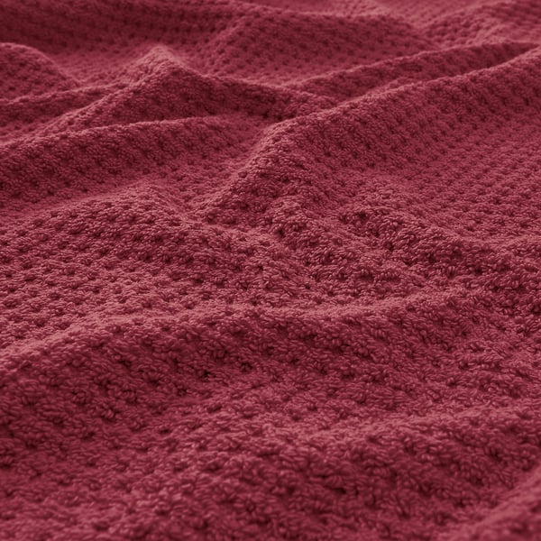 GULVIAL bath sheet, deep red, 100x150 cm