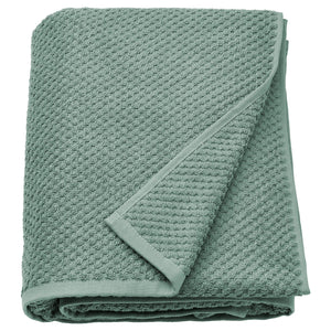 GULVIAL bath sheet, turquoise, 100x150 cm