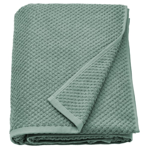 GULVIAL bath sheet, turquoise, 100x150 cm