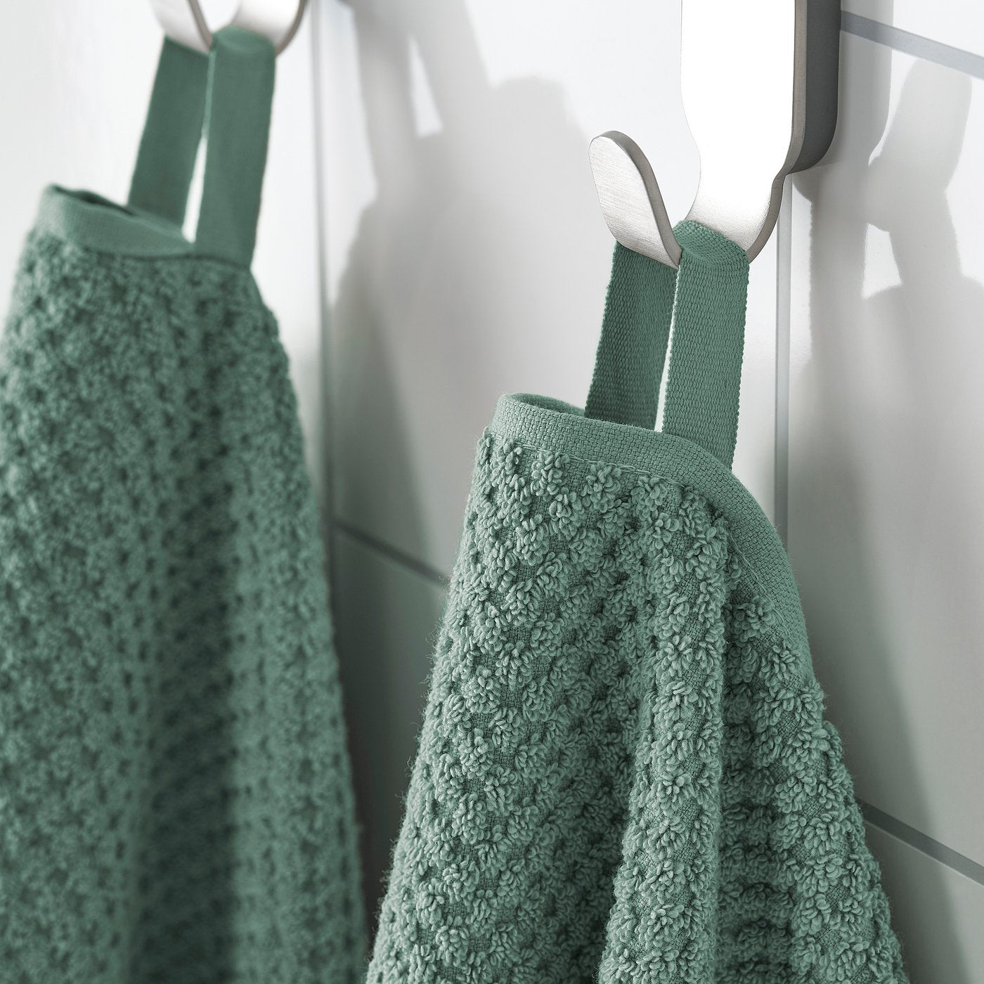 GULVIAL bath sheet, turquoise, 100x150 cm