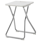 GUNDE folding stool, white, 34x45x32 cm