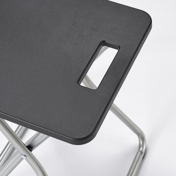 Ikea GUNDE - Folding stool, black