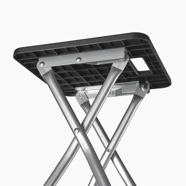 GUNDE - Folding stool, black