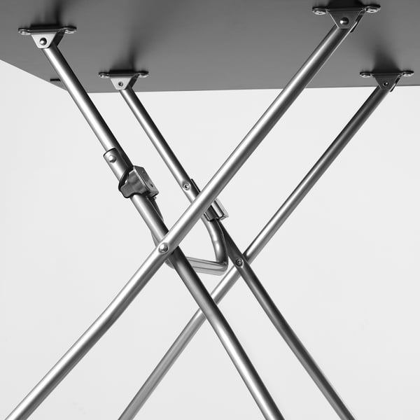 GUNDE - GUNDE Folding table, black, 67x67 cm