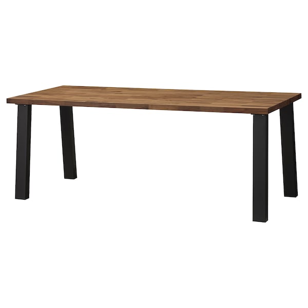 GUNNEBY - Table, walnut veneer,200x80 cm