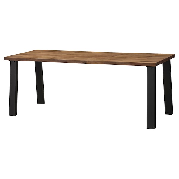 GUNNEBY - Table, walnut veneer, 200x80 cm