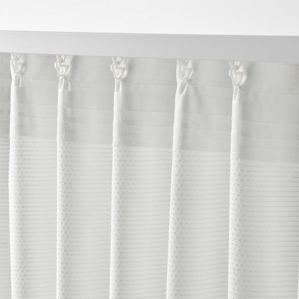 GUNNLAUG Sound absorbing curtain - white 145x300 cm , 145x300 cm