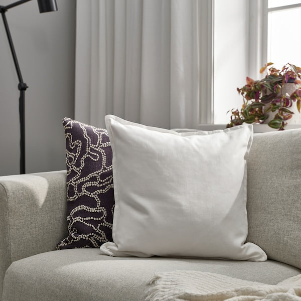 GURLI - Cushion cover, white, 50x50 cm