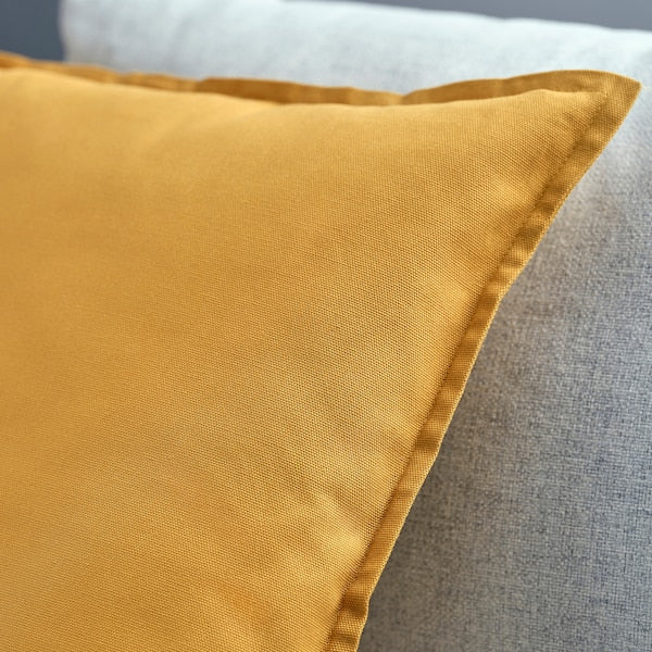 GURLI - Cushion cover, golden-yellow, 50x50 cm