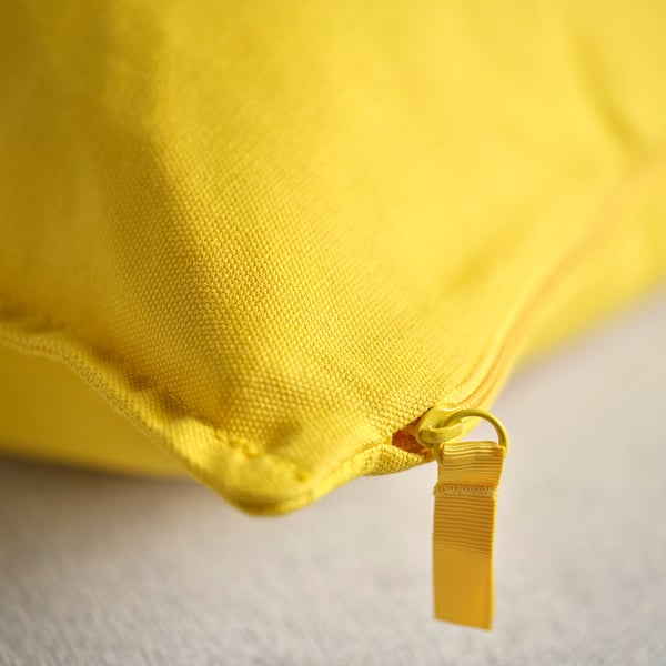 GURLI - GURLI Cushion cover, yellow, 65x65 cm