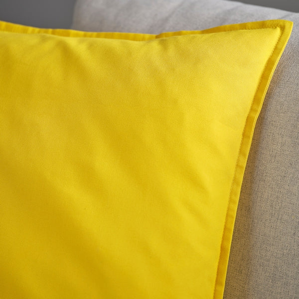 GURLI - Pillow cover, yellow,50x50 cm