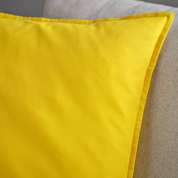 GURLI cushion cover, yellow, 65x65 cm