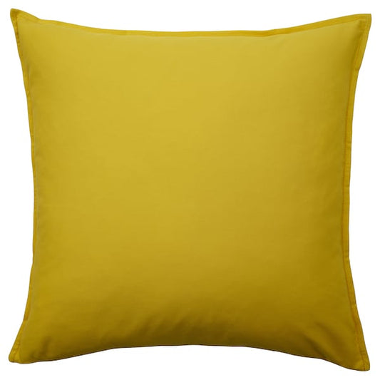 GURLI - Cushion cover, yellow, 65x65 cm