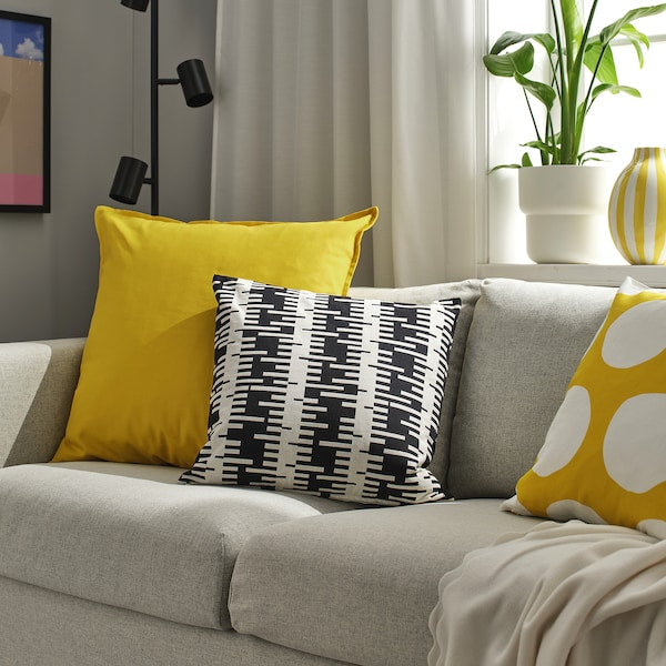 GURLI cushion cover, yellow, 65x65 cm