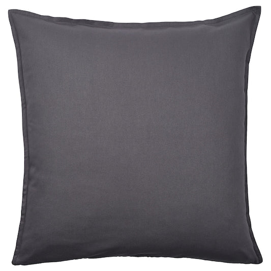 GURLI - Cushion cover, dark grey, 65x65 cm