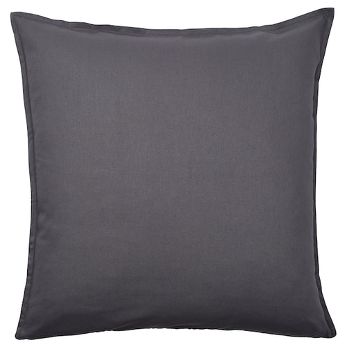 GURLI - Cushion cover, dark grey, 65x65 cm
