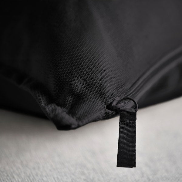 GURLI - Cushion cover, black, 50x50 cm