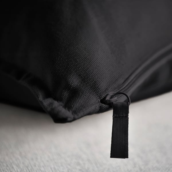 GURLI cushion cover, black, 50x50 cm