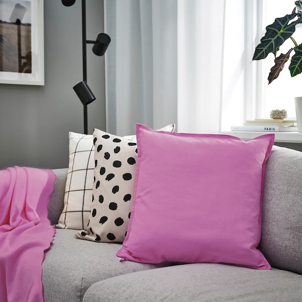 GURLI - Cushion cover, pink, 50x50 cm