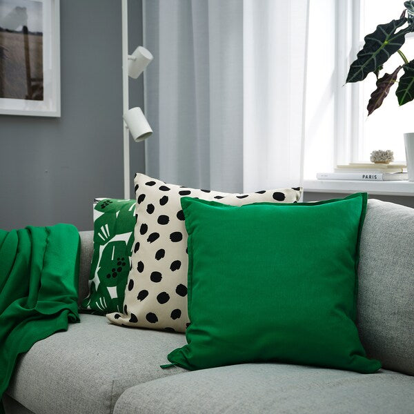 GURLI cushion cover, green, 50x50 cm