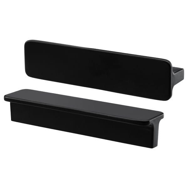 HACKÅS handle, anthracite, 100 mm, 2 pack
