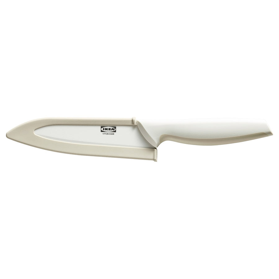 HACKIG cook's knife, ceramic white/beige, 15 cm