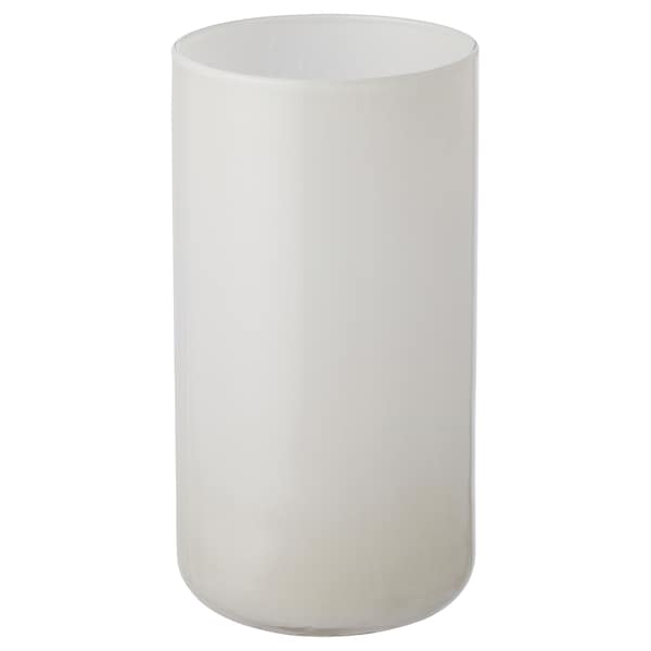 HÄCKOXEL - Vase, white, 20 cm