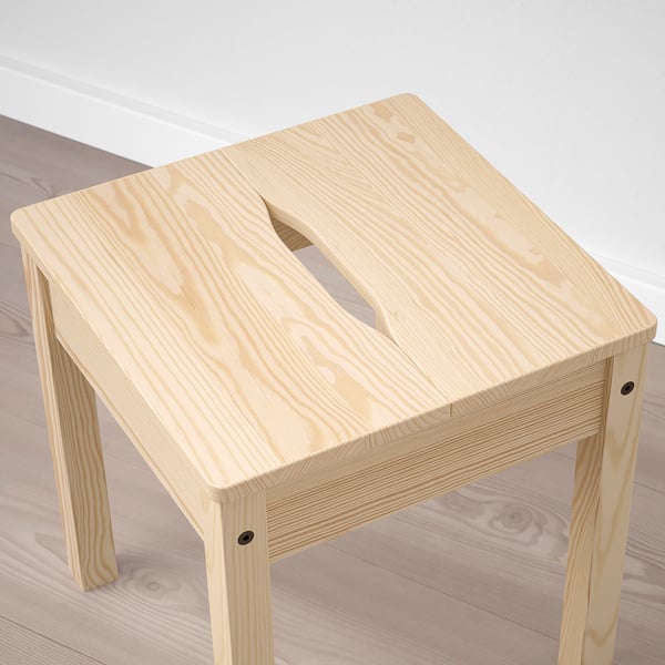 HÄGERNÄS stool, pine, 32x45x32 cm