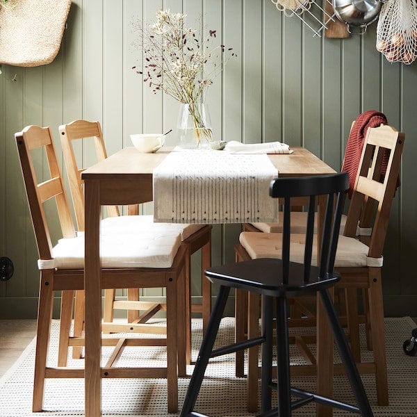 Ikea HÄGERNÄS - Table and 4 chairs, antique stain pine