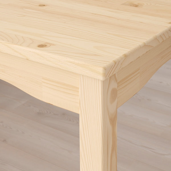 HÄGERNÄS table and 4 chairs, pine, 118 cm