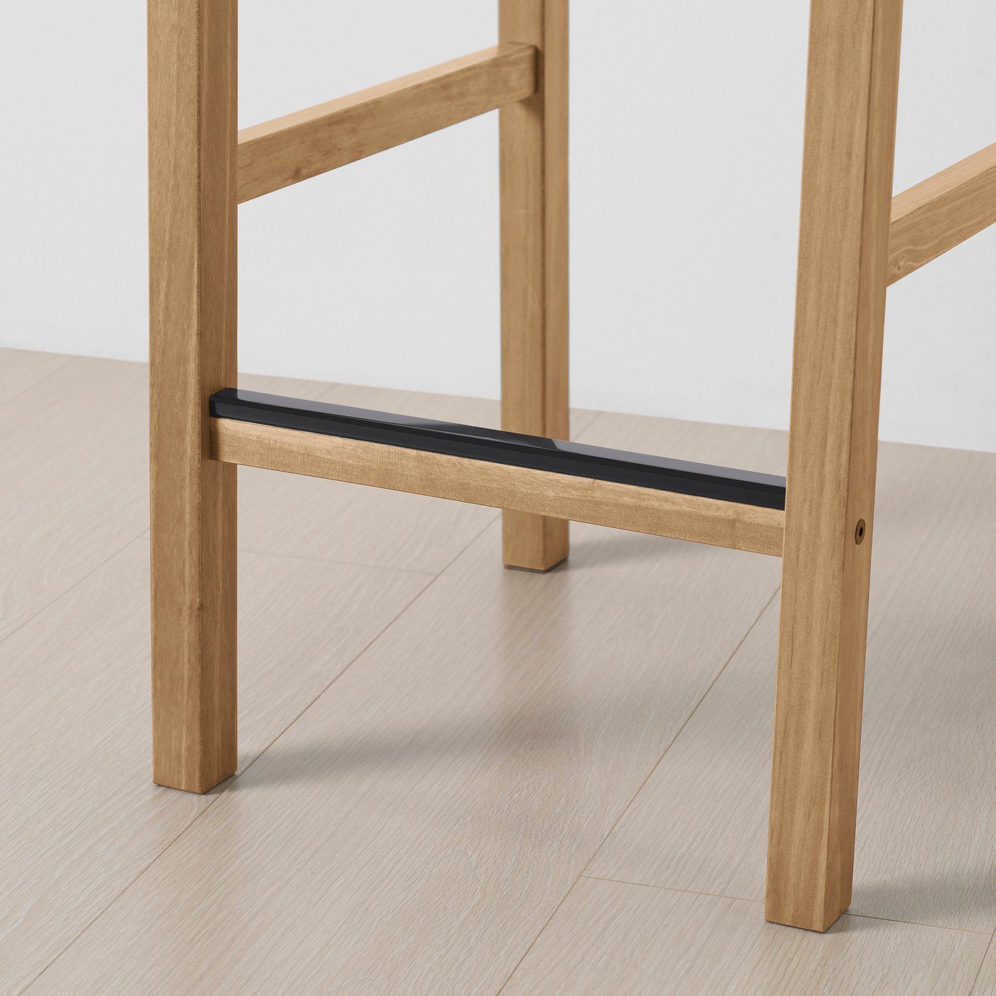 HÄGERNÄS bar table and 4 bar stools, antique stain pine, 118x74 cm