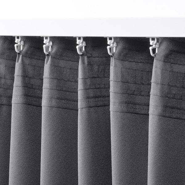 Ikea HÄGGVECKMAL - semi-blind awning, 2 sheets, dark grey,145x300 cm