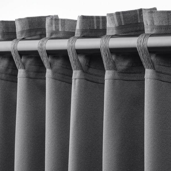 Ikea HÄGGVECKMAL - semi-blind awning, 2 sheets, dark grey,145x300 cm