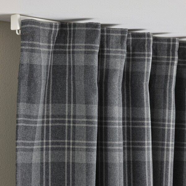 Ikea HÄGGVECKMAL - semi-blind awning, 2 sheets, dark grey,145x300 cm