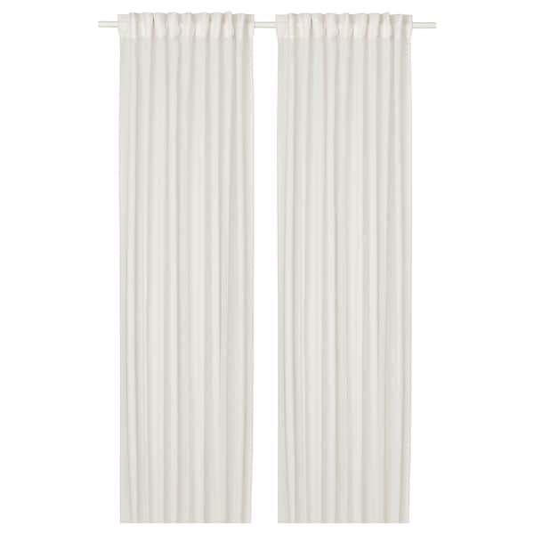 Ikea HÄLLEBRÄCKA - Thin curtain, 2 sheets, white,145x300 cm