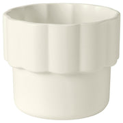 HÄNGSÄLG plant pot, off-white, 15 cm