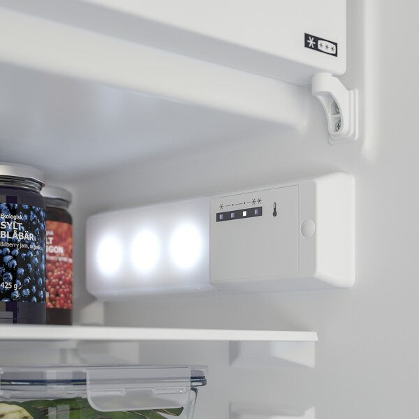 HÅLLNÄS - Refrigerator with freezer compartment, IKEA 500 integrated,174/16 l