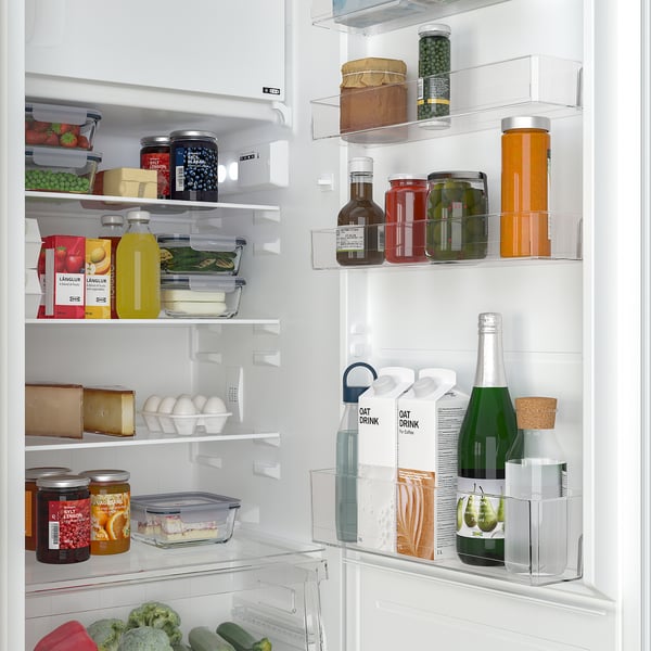 HÅLLNÄS fridge with freezer compartment, IKEA 500 integrated, 174/16 l