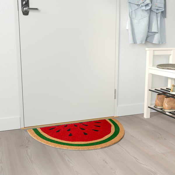 HALLSPÅR door mat, watermelon, 50x90 cm