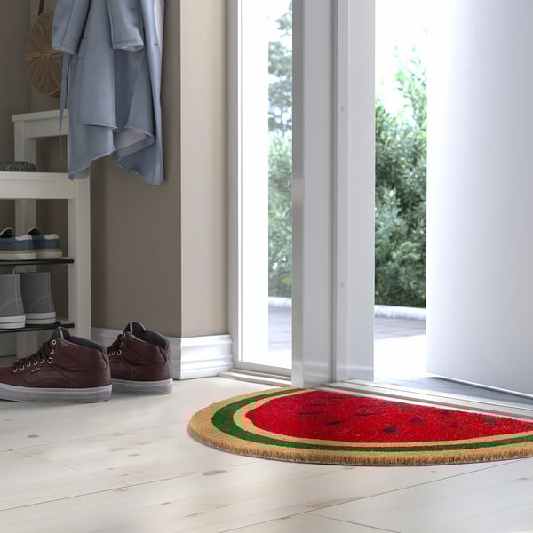 HALLSPÅR - Doormat, watermelon,50x90 cm
