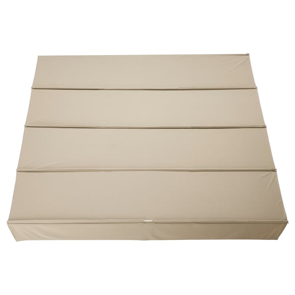 HAMMARÖN canopy for pergola, dark grey-beige, 300x300 cm