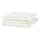 HAMPFLOCKEL - Duvet cover and pillowcase, white,150x200/50x80 cm